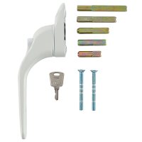 Window Repair Handle Locking with 5 spindles and fixing screws